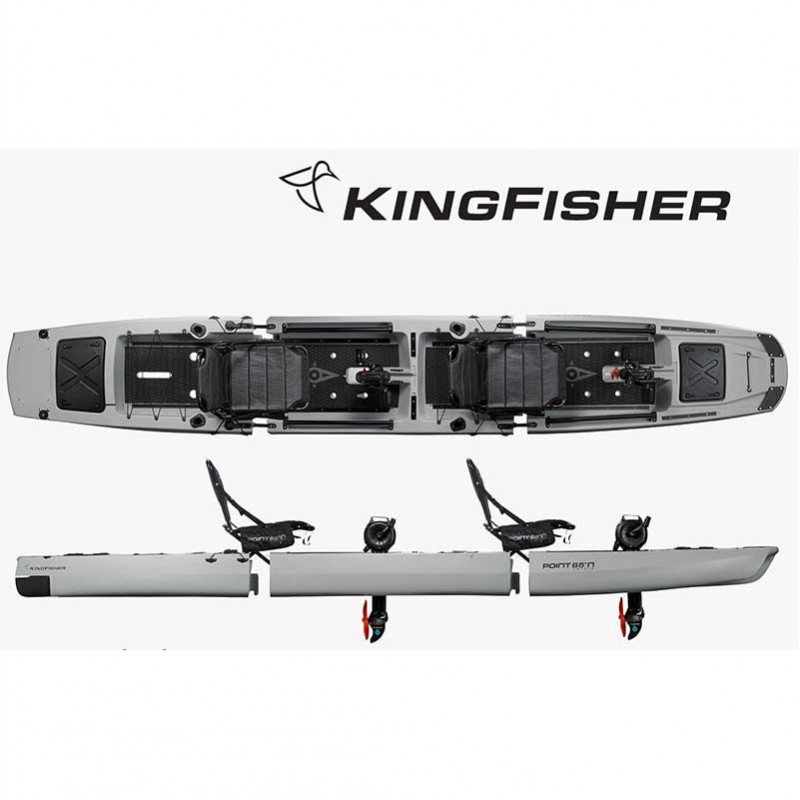 Point 65 Kingfisher Kayak - Pedal drive, Modular, Tandem