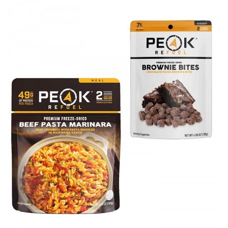 Peak Refuel Backpacking Meals, Dehydrated