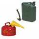 Optional gas cans with fuel