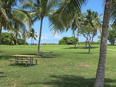 Boca Chita campground area in Biscayne National Park