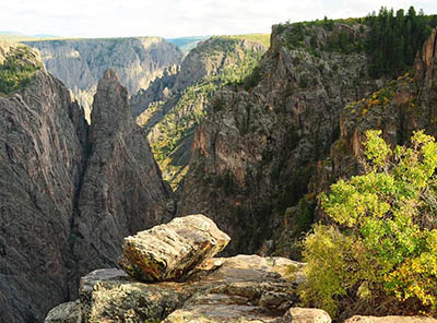 Cross Fissures Overlook at Black Canyon of the Gunnison National Park