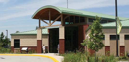 Buell Visitor Center building in Indiana Dunes National Park